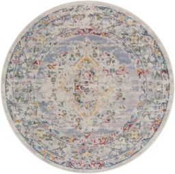 Livabliss Ankara - Vintage Grey Taupe Blue Traditional Boho Living Dining Bedroom Rug - Size: 120 cm x 170 cm - thumbnail 2