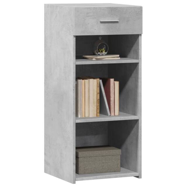 Berkfield Home Sideboard Concrete Grey 40x42.5x93 cm Engineered Wood - image 1