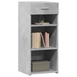 Berkfield Home Sideboard Concrete Grey 40x42.5x93 cm Engineered Wood - thumbnail 1