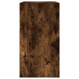 Berkfield Home Shoe Cabinet Smoked Oak 60x34x63.5 cm Engineered Wood in Brown - thumbnail 6