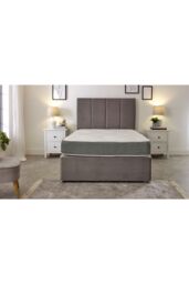 eXtreme Comfort Ltd Galaxy Memory Foam 22cm Deep Spring Tufted Mattress in Grey - Size: Small Single - thumbnail 2