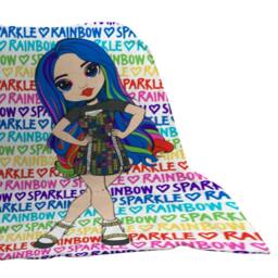Rainbow High Fleece Blanket - Size: Crib - thumbnail 2