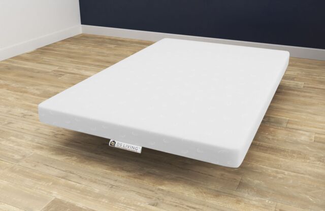 DS Living Pureflex Memory Foam Orthopaedic Mattress 10CM Sleek Low Profile, Soft & Supportive Children's Mattress in Off-White - Size: Single
