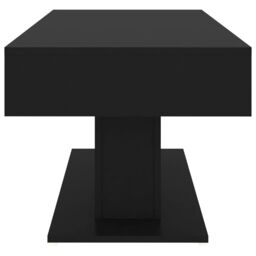 Berkfield Home Coffee Table Black 96x50x45 cm Engineered Wood - Size: 96 x 50 x 45 cm - thumbnail 5