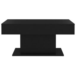 Berkfield Home Coffee Table Black 96x50x45 cm Engineered Wood - Size: 96 x 50 x 45 cm - thumbnail 4
