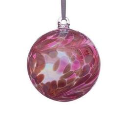 Sienna Glass 10cm Angel Orb Archangel Ariel Rose Quartz in Pink - thumbnail 5