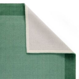 The Rug Shop UK Green Handmade Luxurious Easy to clean Plain Border Area Rug - Size: 160 cm x 230 cm - thumbnail 5