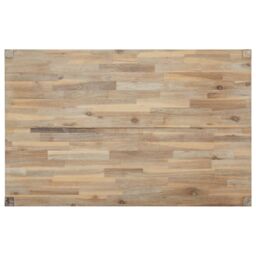 Berkfield Home Dining Table 110x70x75 cm Solid Wood Acacia in Brown - Size: 110 x 70 x 75 cm - thumbnail 6