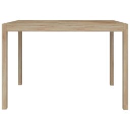 Berkfield Home Dining Table 110x70x75 cm Solid Wood Acacia in Brown - Size: 110 x 70 x 75 cm - thumbnail 4