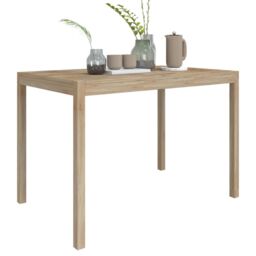 Berkfield Home Dining Table 110x70x75 cm Solid Wood Acacia in Brown - Size: 110 x 70 x 75 cm - thumbnail 3