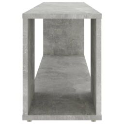 Berkfield Home TV Cabinet Concrete Grey 100x24x32 cm Engineered Wood - Size: 100 x 24 x 32 cm - thumbnail 4