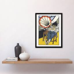 Artery8 A Beethoven Music Enthusiast Moriz Jung Framed Wall Art Print - Size: A4 - thumbnail 4