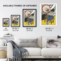 Artery8 A Beethoven Music Enthusiast Moriz Jung Framed Wall Art Print - Size: A4 - thumbnail 3
