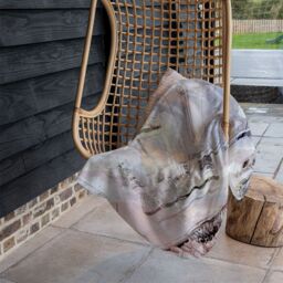 Benjamin Tate Design Window Shopping Blanket in Natural - Size: 120 cm x 150 cm - thumbnail 4