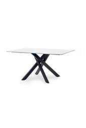 Julian Bowen Bradley Rectangular Ceramic Top 4-6 Seater Dining Table in White - thumbnail 6