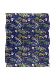 JQ Licensing Jl-Jp-Jq Bass Fishing Tiki Silky Touch Super Soft Throw Blanket 152 X 127 cm in White - thumbnail 1