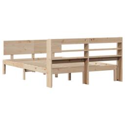 Berkfield Home Beautiful Bed Frame with Headboard without Mattress 160x200 cm in Tan - thumbnail 6