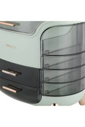 ExtraStar Dustproof & Waterproof Cosmetic Storage Box for Vanity in Green - thumbnail 5