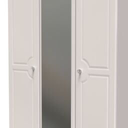 Ready Assembled 2 U Stratford Tall Triple Mirror Wardrobe (Ready Assembled) in Taupe - thumbnail 4