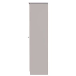 Ready Assembled 2 U Stratford Tall Triple Mirror Wardrobe (Ready Assembled) in Taupe - thumbnail 2