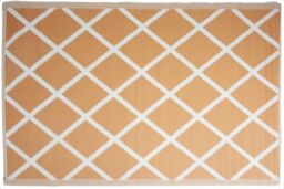 idooka Orange Diamond Squares Outdoor Camping Rug Mat - Size: 90 cm x 180 cm - thumbnail 1