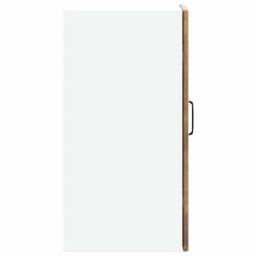 Berkfield Home Kitchen Wall Cabinet Kalmar Smoked Oak Engineered Wood in Brown - thumbnail 5