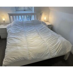 Clifton Microfibre Duvet - 13.5 Tog in White - Size: King - thumbnail 3