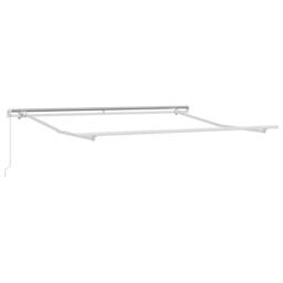 Berkfield Home Manual Retractable Awning with Multicolour Stripes 350x250 cm in Orange - thumbnail 4