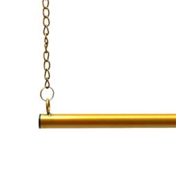 Ventryn 2Pcs Gold Metal Chain Clothes Display Rack - thumbnail 3