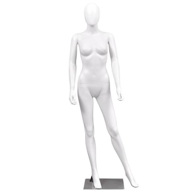 Costway Mannequin Torso Manikin Dress Form 177 cm Realistic Female Full Body Model in White - image 1