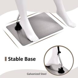 Costway Mannequin Torso Manikin Dress Form 177 cm Realistic Female Full Body Model in White - thumbnail 6
