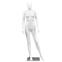 Costway Mannequin Torso Manikin Dress Form 177 cm Realistic Female Full Body Model in White - thumbnail 1