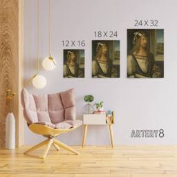 "Artery8 Self Portrait Young Artist Albrecht Durer Canvas Wall Art Print - Size: W12"" x H16""" - thumbnail 4