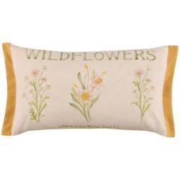 Voyage Maison Wildflowers Printed Outdoor Cushion in Yellow - Size: 30 cm x 50 cm - thumbnail 2