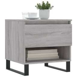 Berkfield Home Coffee Tables 2 pcs Grey Sonoma 50x46x50 cm Engineered Wood - Size: 50 x 46 x 50 cm - thumbnail 3
