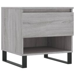 Berkfield Home Coffee Tables 2 pcs Grey Sonoma 50x46x50 cm Engineered Wood - Size: 50 x 46 x 50 cm - thumbnail 5