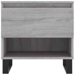 Berkfield Home Coffee Tables 2 pcs Grey Sonoma 50x46x50 cm Engineered Wood - Size: 50 x 46 x 50 cm - thumbnail 6