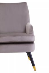 Orsina Loretta Velvet Armchair in Brown - thumbnail 5