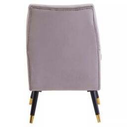 Orsina Loretta Velvet Armchair in Brown - thumbnail 4