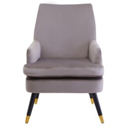 Orsina Loretta Velvet Armchair in Brown - thumbnail 7