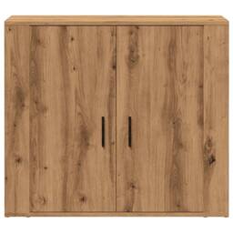 Berkfield Home Sideboard Artisian Oak 80x33x70 cm Engineered Wood in Brown - Size: 80 x 33 x 70 cm - thumbnail 4