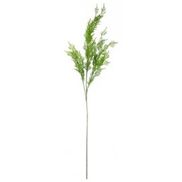 Leaf 100cm Artificial Yellow Lily & Fern Display Glass Vase - thumbnail 3