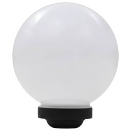 Berkfield Home Outdoor Solar Lamps 3 pcs LED Spherical 20 cm RGB in White - thumbnail 9