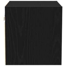 Berkfield Home LED TV Cabinet 2 pcs Black Oak 30x28, 5x30 cm Engineered Wood - thumbnail 8