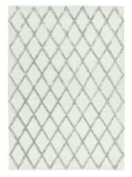 The Rug Shop UK Silver Handmade Geometric Luxurious Easy to Clean Area Rug - Size: 200 cm x 290 cm - thumbnail 3