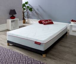 "Rest Relax Hybrid Reflex Foam Pocket Sprung Mattress, Visco Therapy Harmony Support 2000, Orthopaedic Support, 24cm / 10"" Deep - Size: Super King" - thumbnail 5