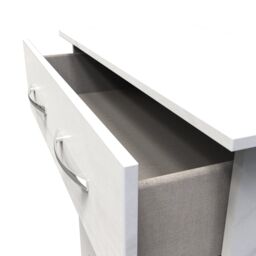 Ready Assembled 2 U Hampshire 5 Drawer Chest (Ready Assembled) in White - thumbnail 5