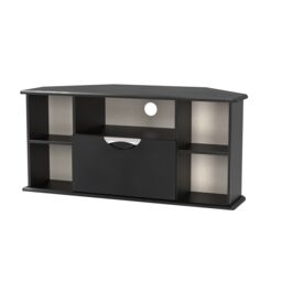 Ready Assembled 2 U Holborn Corner TV Unit (Ready Assembled) in Black - thumbnail 4