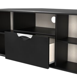 Ready Assembled 2 U Holborn Corner TV Unit (Ready Assembled) in Black - thumbnail 6