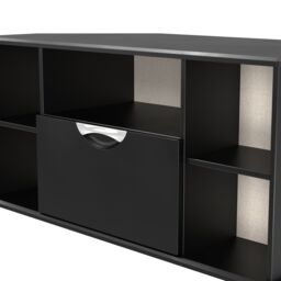 Ready Assembled 2 U Holborn Corner TV Unit (Ready Assembled) in Black - thumbnail 5